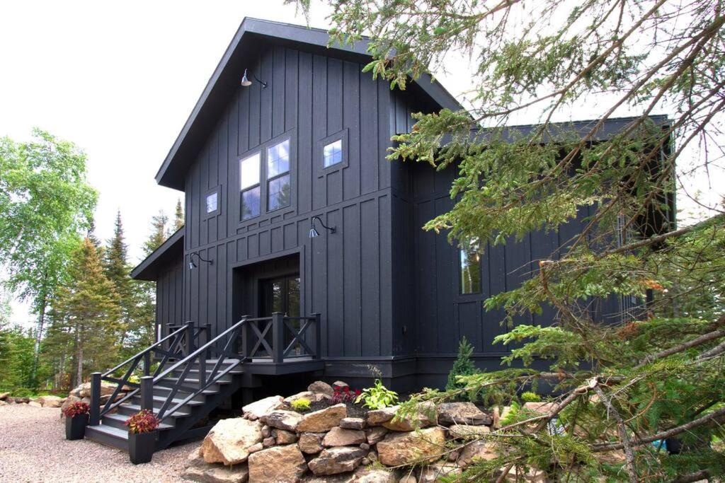 New Rustic Modern Cabin At Lutsen Mountains Dış mekan fotoğraf